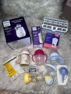 Avent bottle warmer lot! $30.00 Pump & Milk Storage Bags - some items new!